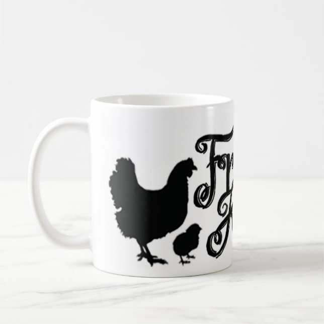 O nó desgastado - logotipo 11oz. Caneca (Esquerda)