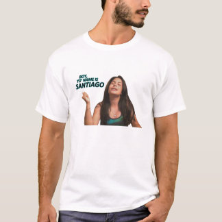 O nome de Yo do menino é t-shirt de Santiago
