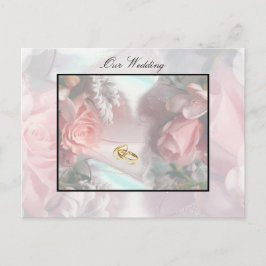 O nosso Cartão-postal de convite para casamento