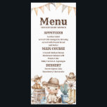 O nosso pequeno Chá de fraldas Cactus Desert Menu<br><div class="desc">Nosso Pequeno Chá de fraldas Cactus Desert Menu Card</div>