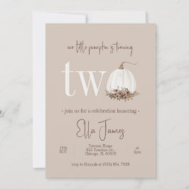 O nosso Segundo Convite De Aniversário