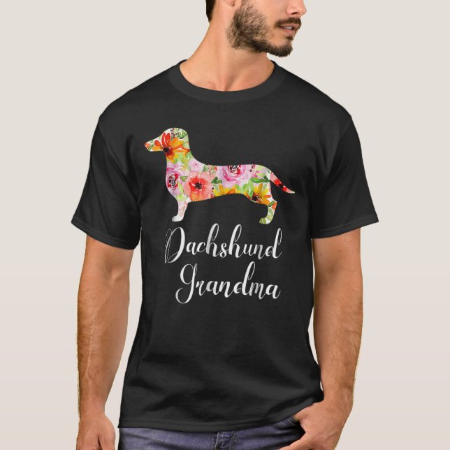 O Novelt de Dachshund Vovó de Camisa Engraçada (Frente)