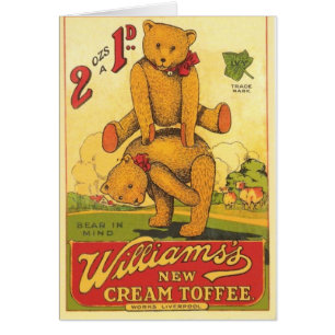 O novo anúncio do Cream Toffee de Vintage William