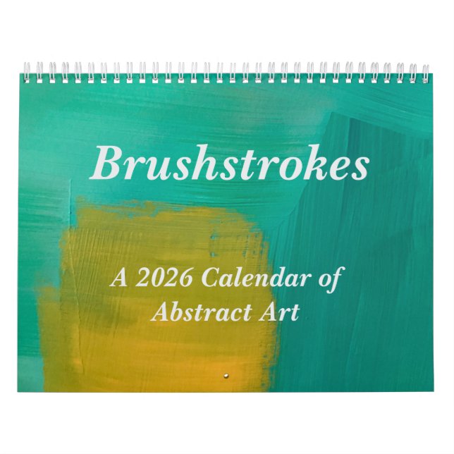 O Novo Calendário Brushstrokes 2026 (Capa)