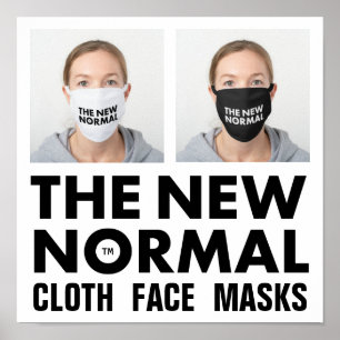 O novo Poster de máscaras de rosto normal™