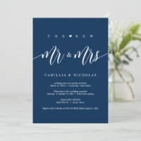 O Novo Senhor e Senhora, Convite de Casamento Furt