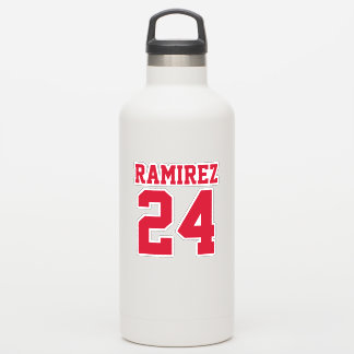 O número de Jersey personalizado e o adesivo de no