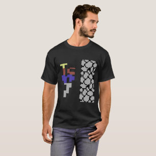 O obstáculo é o t-shirt da maneira
