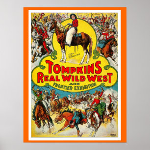 O OESTE SELVAGEM de Tompkins - poster