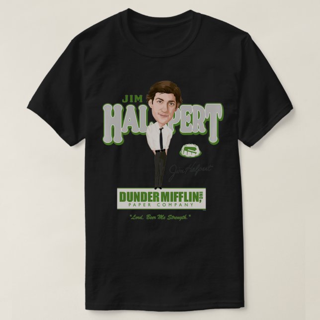 O Office Jim Halpert Caricature Pullover (Frente do Design)