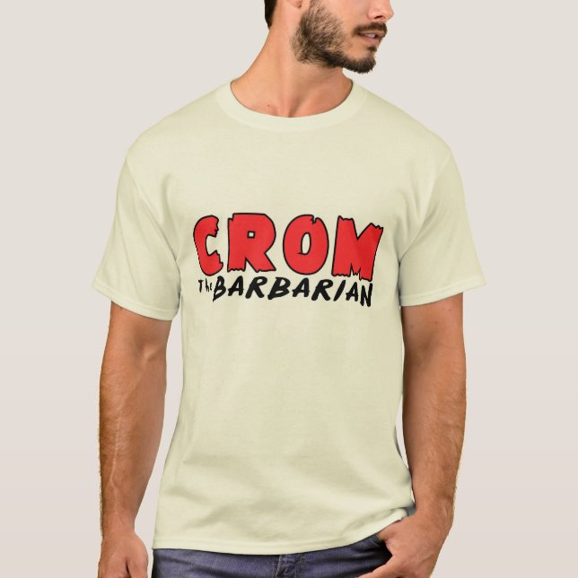 O oficial CROM o t-shirt bárbaro (Frente)
