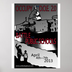 O oficial ocupa o poster 2,0