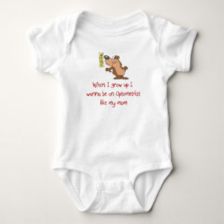 O optometrista gosta de meu t-shirt do bebê da