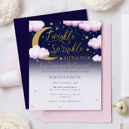 O orçamento brilha, garotinha cor-de-rosa-estrela