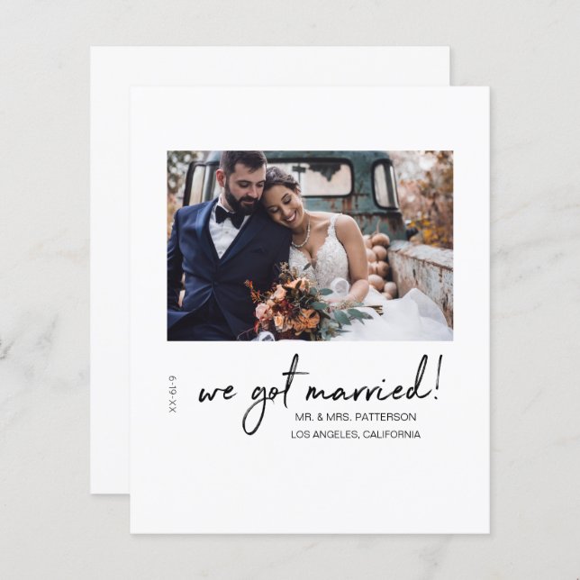 O Orçamento Que Nos Casamos É Anúncio De Casamento (Frente/Verso)