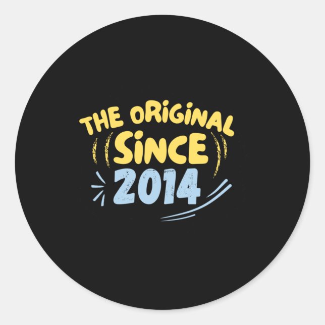 O Original Desde 2014 Adesivo  (Frente)
