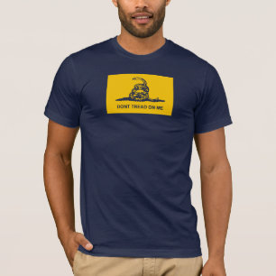 O original não pisa em mim a camisa de T - gadsden