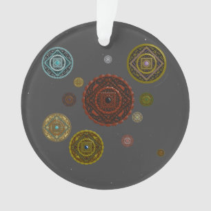 O Ornamento Acrílico Zodiac