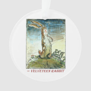 O ornamento do coelho do Velveteen