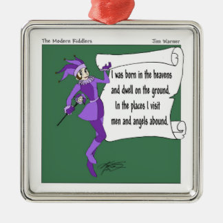 O ornamento moderno do crivo da neve de Riddlers