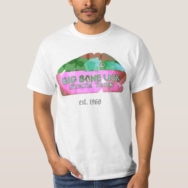 O osso grande lambe o parque estadual - camiseta (Frente)