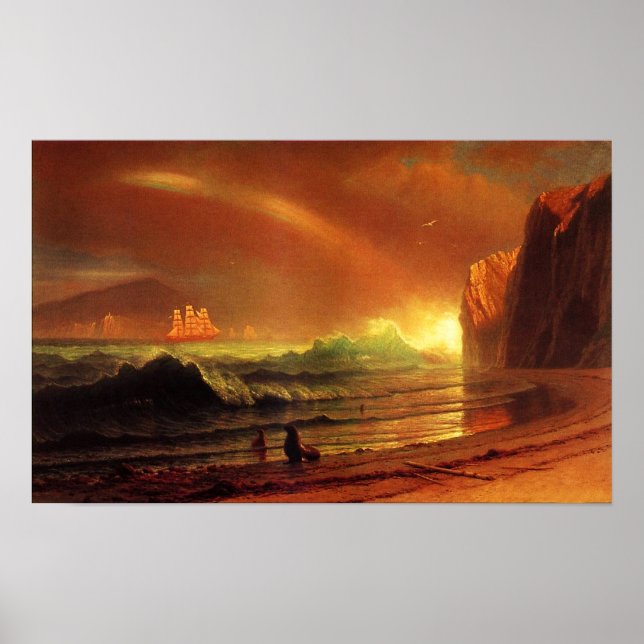 O Ouro Gate Vintage San Francisco Poster (Frente)