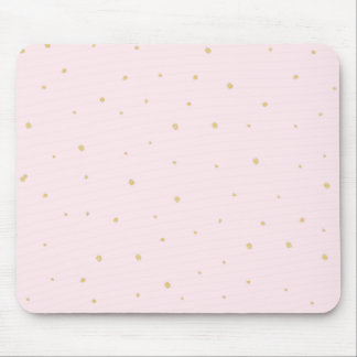 O ouro pontilha o rosa de Mousepad
