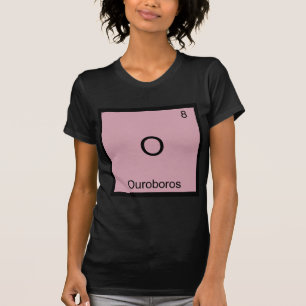 O - Ouroboros Camiseta Divertida de Símbolo de Ele