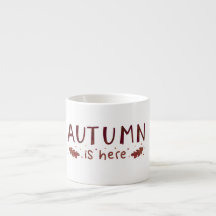 O Outono Chegou Caneca Minimalista de Outono