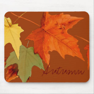 O outono colore Mousepad