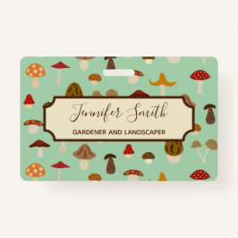 O outono cresce rapidamente crachá do negócio