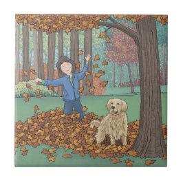 O outono deixa Azulejo cerâmico