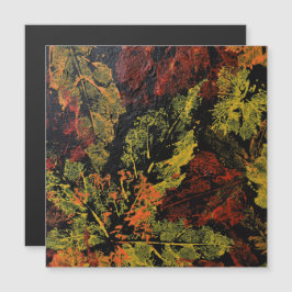 O outono deixa o cartão magnético