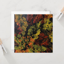 O outono deixa uma placa plana