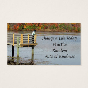 O outono pensa em atos aleatórios de bondade em c