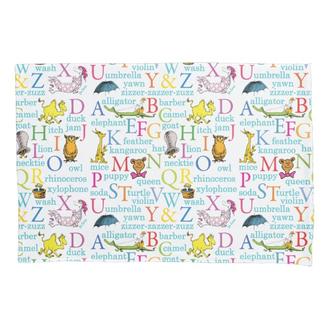 O padrão ABC do Dr. Seuss com palavras (Frente)