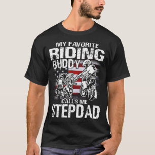 O padrasto de motocicleta camisa meu amigo itinera