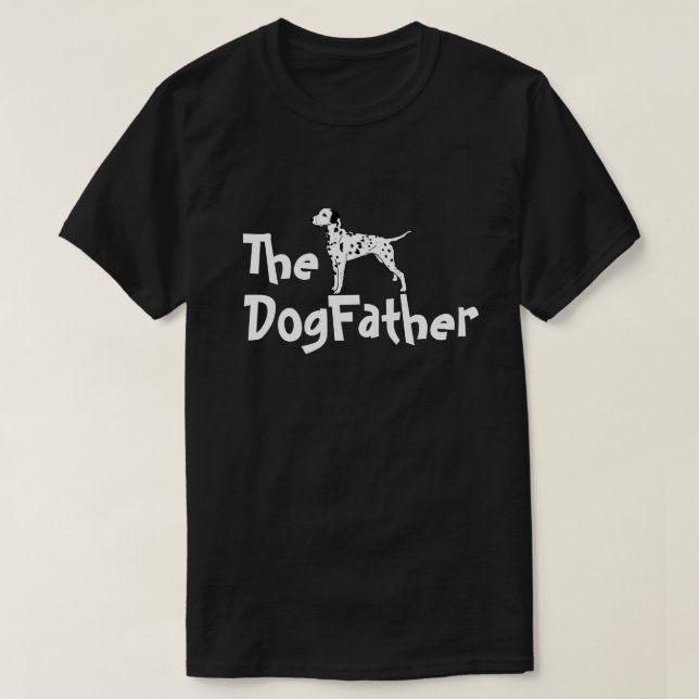 O Padre Cão Dalmaciano T-Shirt (Frente do Design)