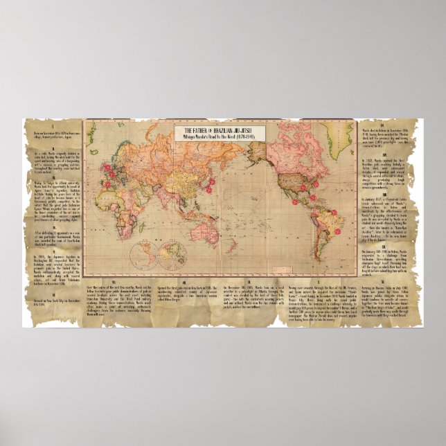 O Pai do Poster Jiu-Jitsu brasileiro (Frente)