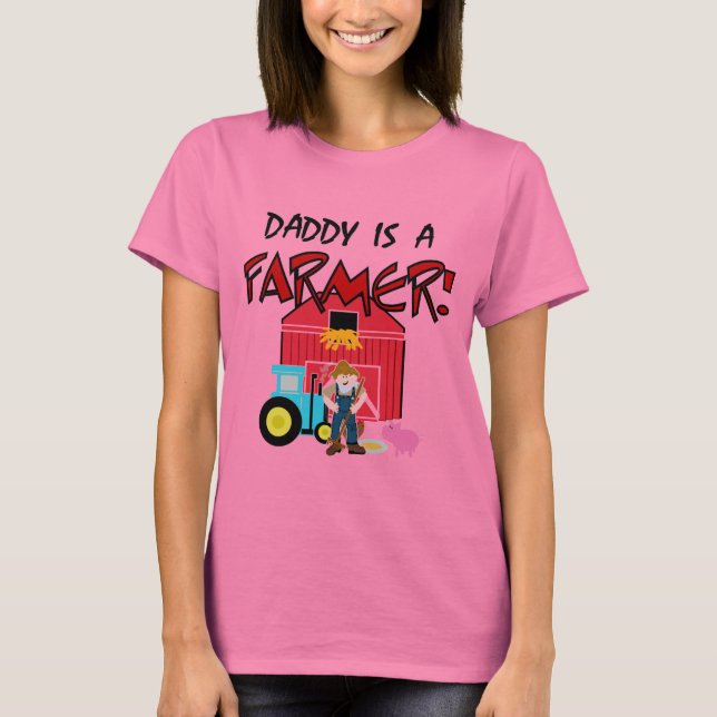 O pai é camiseta e presentes de um fazendeiro (Frente)