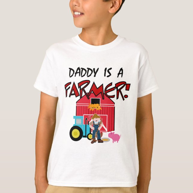 O pai é camiseta e presentes de um fazendeiro (Frente)