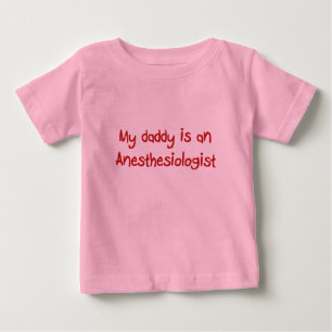O pai é um t-shirt do bebê do Anesthesiologist