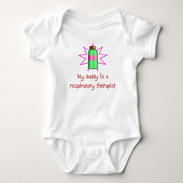 O pai é um t-shirt do bebê do terapeuta (Frente)