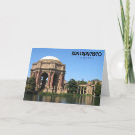 O Palácio das Belas Artes, CA - cartão