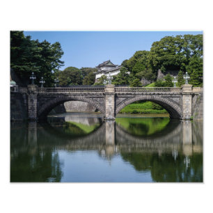 O palácio imperial de Tokyo - impressão da foto