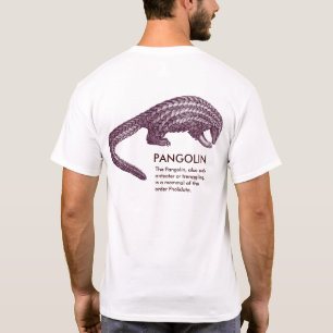O Pangolin estranho, com definição, t-shirt