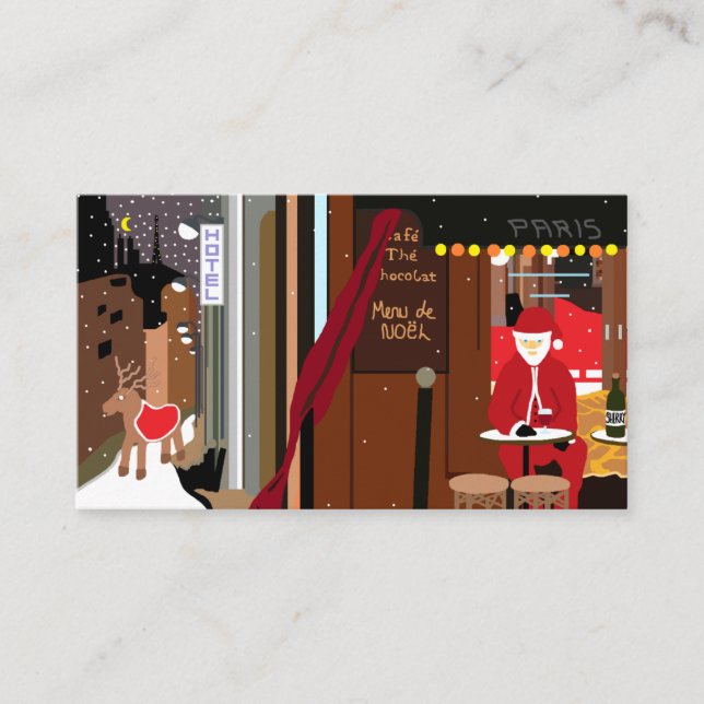 O Papai Noel em Paris, Convite para Bilhete de Fes (Frente)