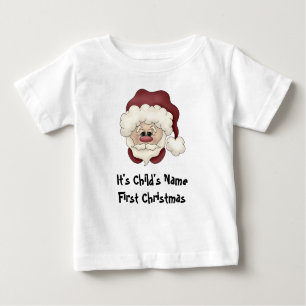 O papai noel enfrenta o ø t-shirt do Natal
