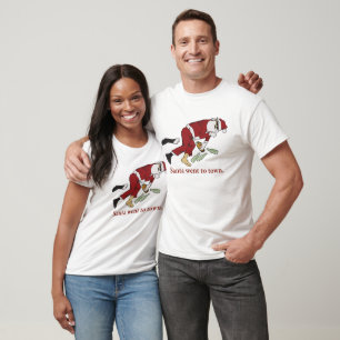 O papai noel foi ao t-shirt da cidade