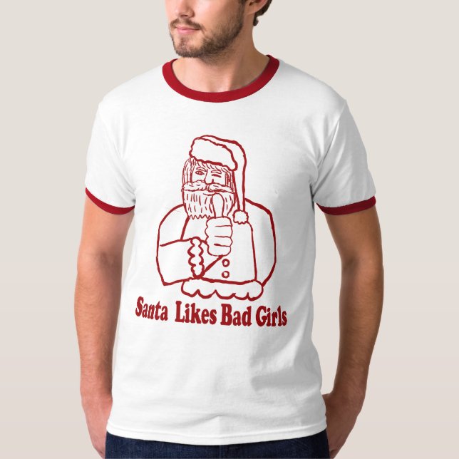 O papai noel gosta da camisa má das meninas (Frente)